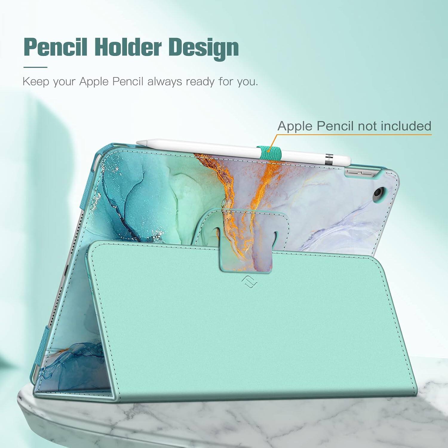 Pencil Holder Design  
Keep your Apple Pencil always ready for you.  
Apple Pencil not included