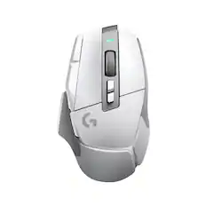 Front. Logitech - G502 X LIGHTSPEED Wireless Optical Gaming Mouse for Desktop with 44K Sensor - White.