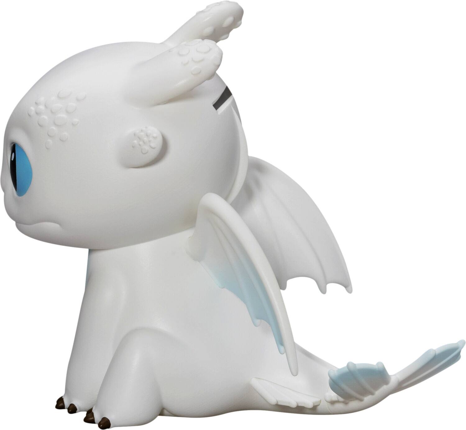 Alt View 3. Beast - Beast Kingdom - How to Train Your Dragon - Palm Size Vinyl Function Figurine - Light Fury Bank   - COLLECTIBLES - Multicolor.