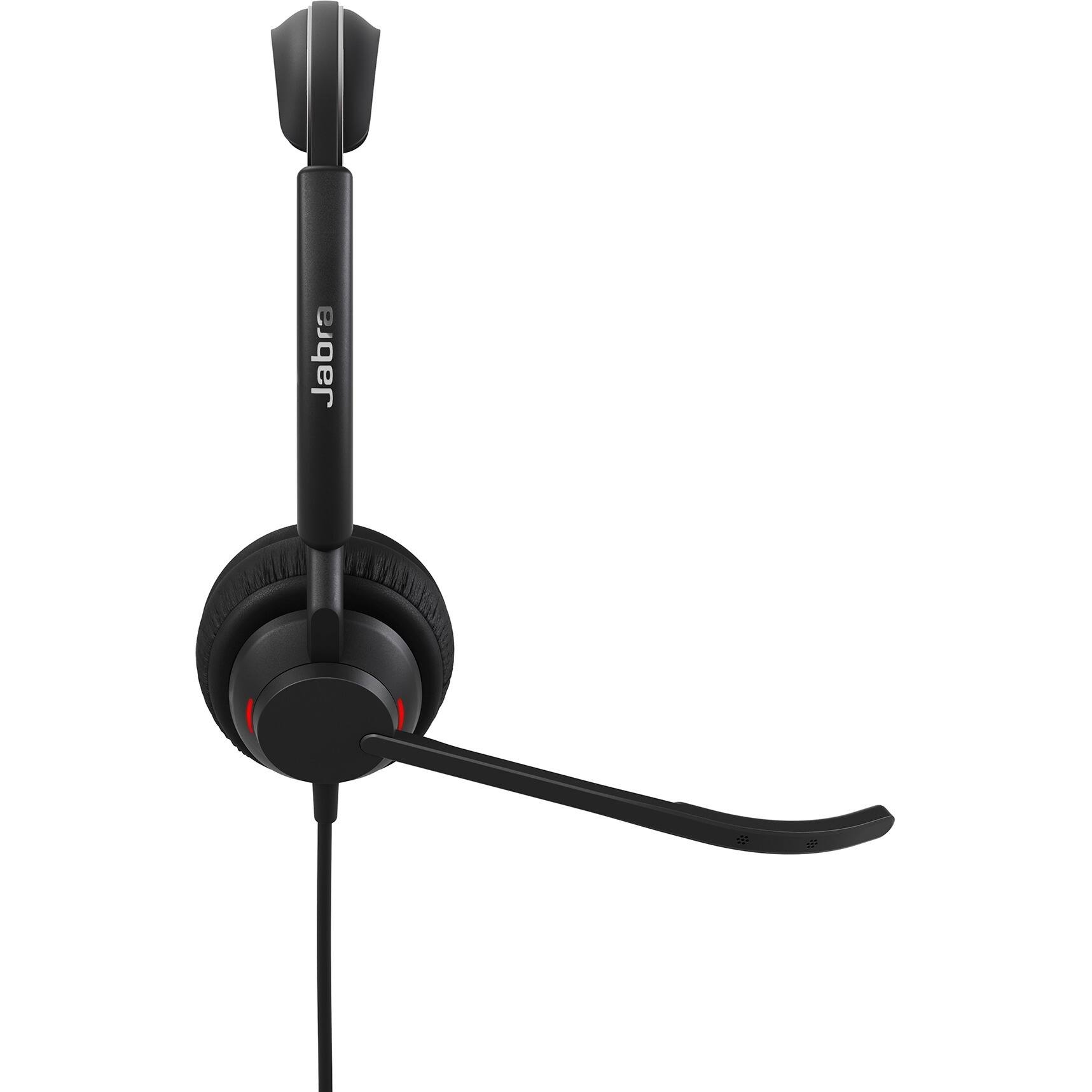 Alt View 3. Jabra - Jabra Engage 50 II - Stereo - USB Type A - Wired - 50 Hz to 20 kHz - On-ear - Binaural - Ear-cup - MEMS Technology - Black.
