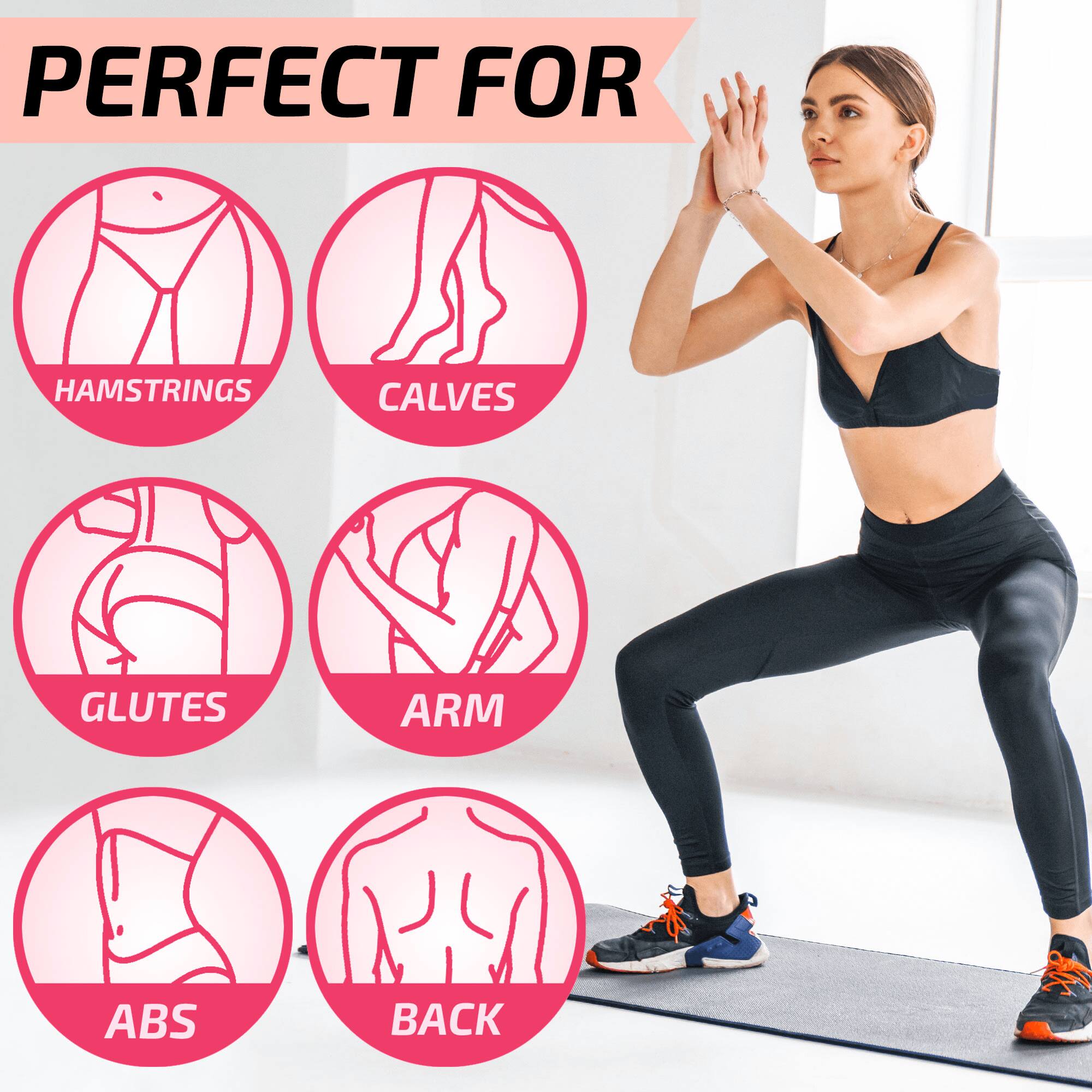 PERFECT FOR HAMSTRINGS CALVES GLUTES ARM ABS BACK