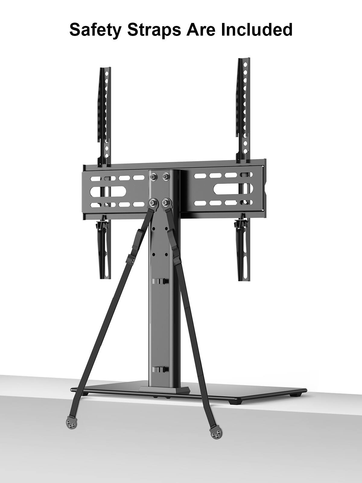 Safety straps are included.