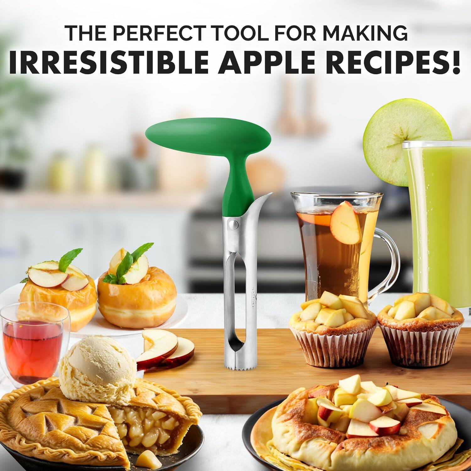 THE PERFECT TOOL FOR MAKING IRRESISTIBLE APPLE RECIPES!