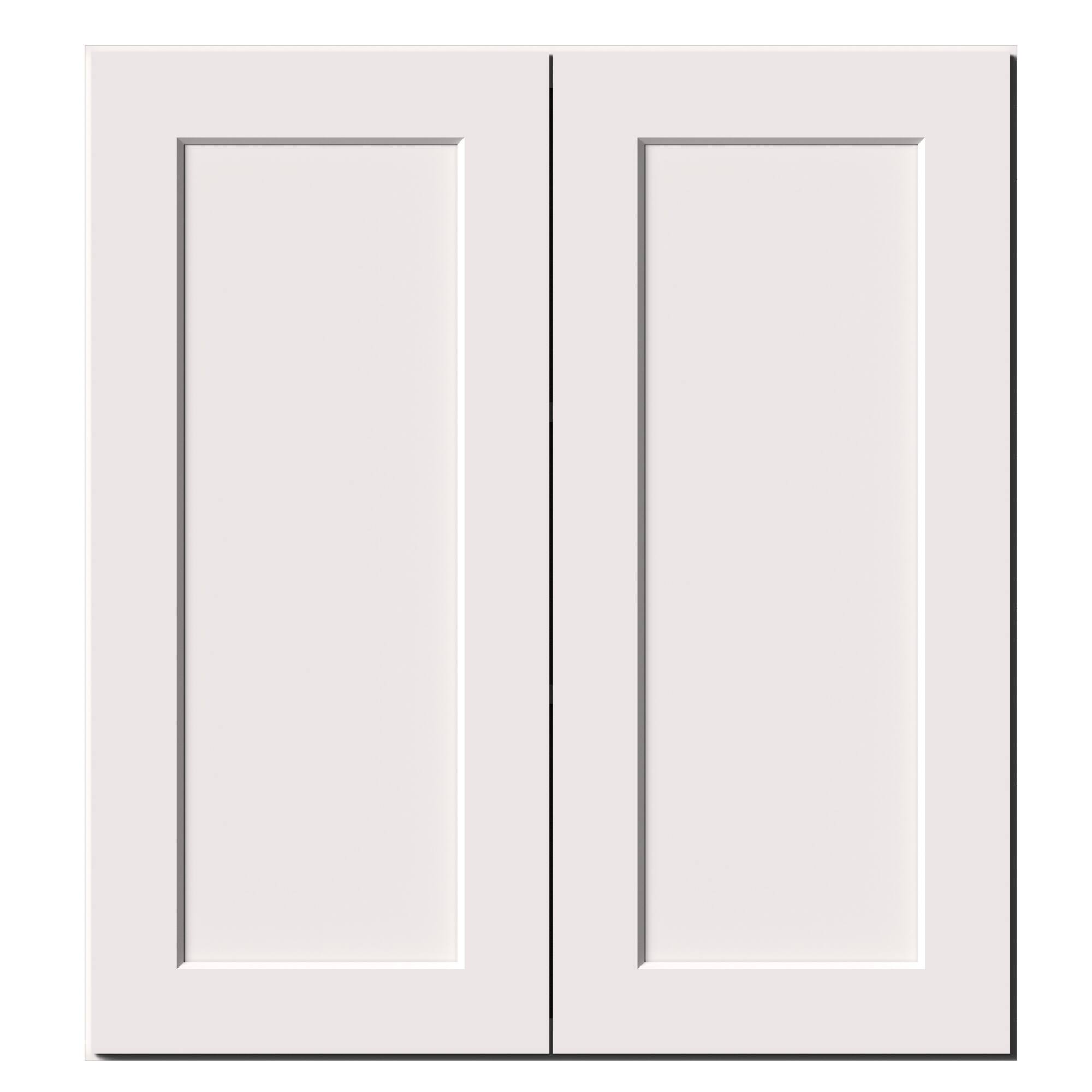 Alt View 1. Boyel Living - 33-in W x 36-in H x 12-in D Shaker RTA Kitchen Wall Cabinet with Soft-Close - White Shaker.
