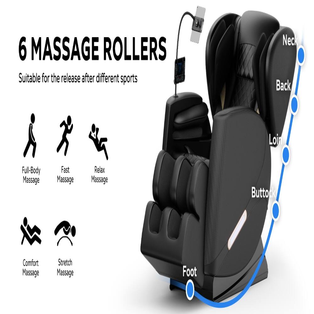 6 MASSAGE ROLLERS
Suitable for the release after different sports

Neck
Back
Loin
Full-Body Massage
Fast Massage
Relax Massage
Buttock
Comfort Massage
Stretch Massage
Foot