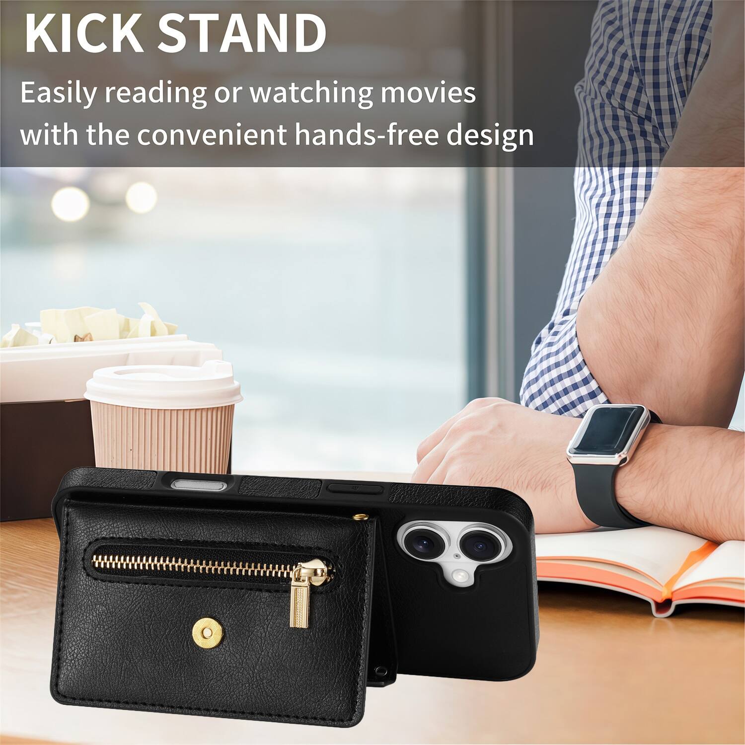 KICK STAND

Easily reading or watching movies with the convenient hands-free design