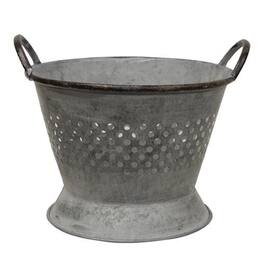 BreeBe - Weathered Tin Colander - Multi