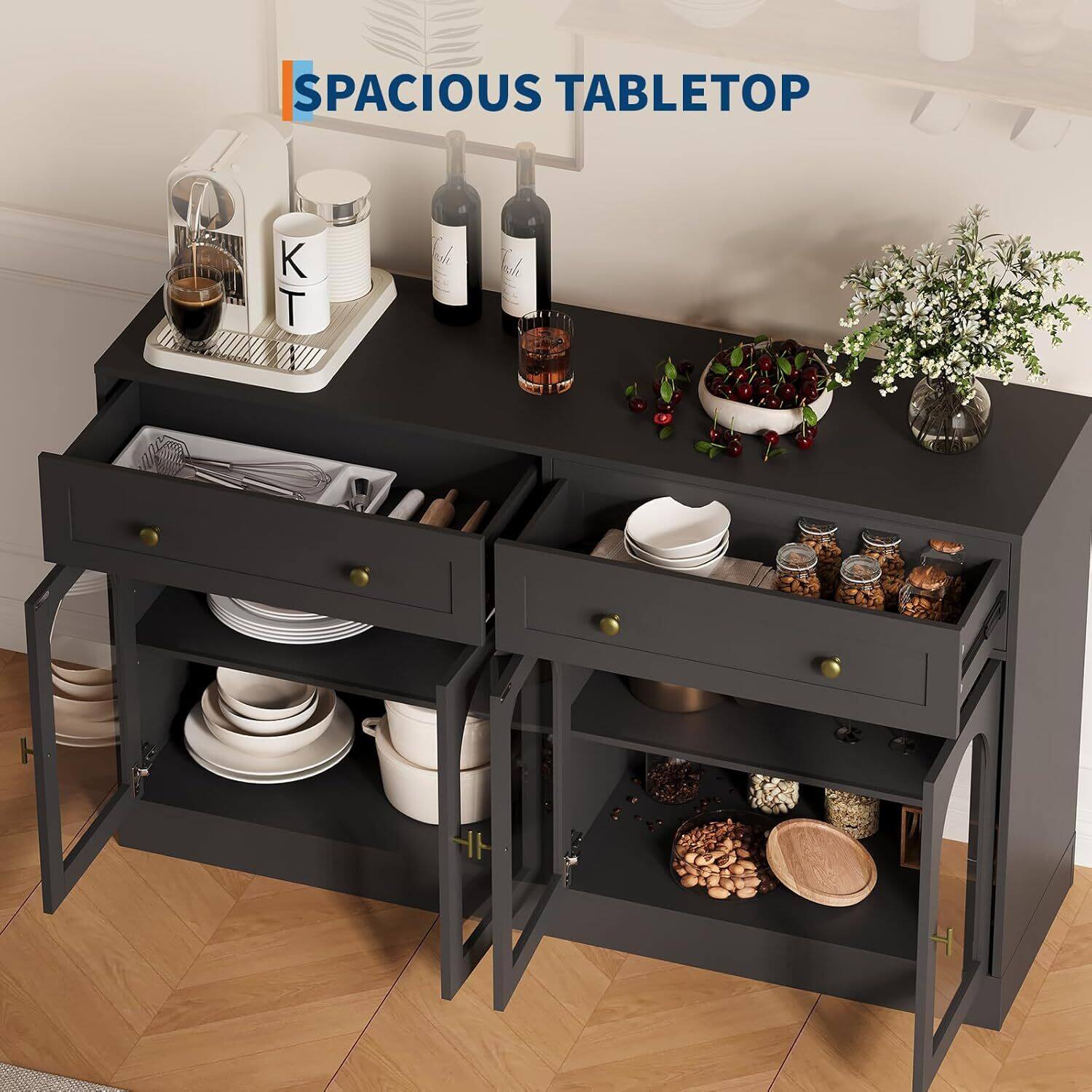 SPACIOUS TABLETOP