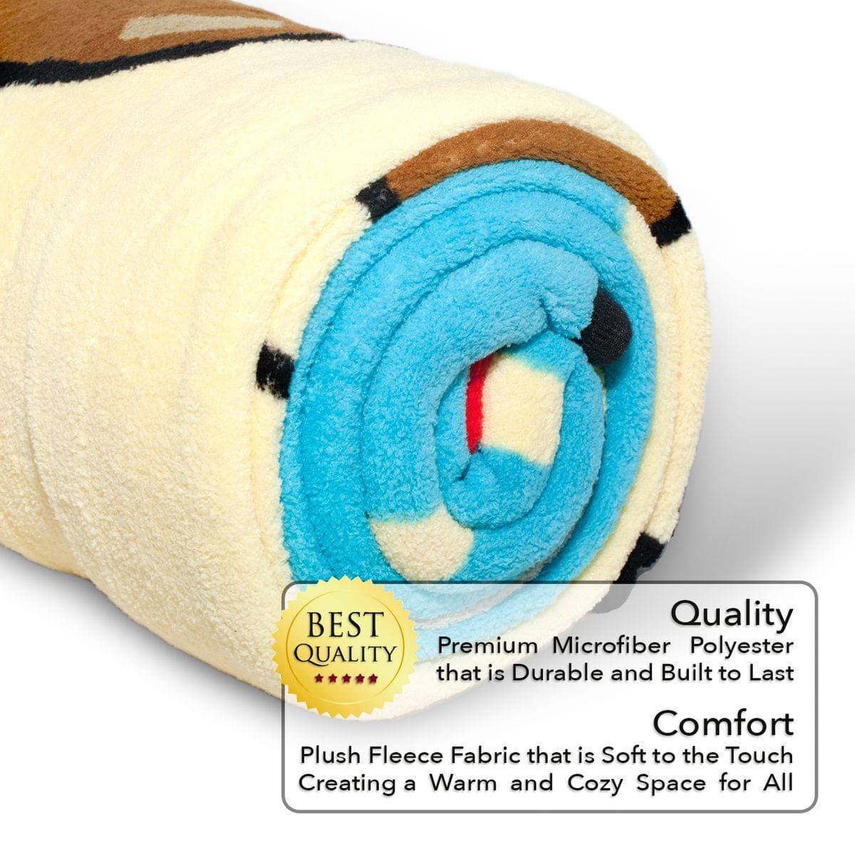 BEST Quality Premium Microfiber Polyester that is Durable and Built to Last

Comfort Plush Fleece Fabric that is Soft to the Touch Creating a Warm and Cozy Space for All