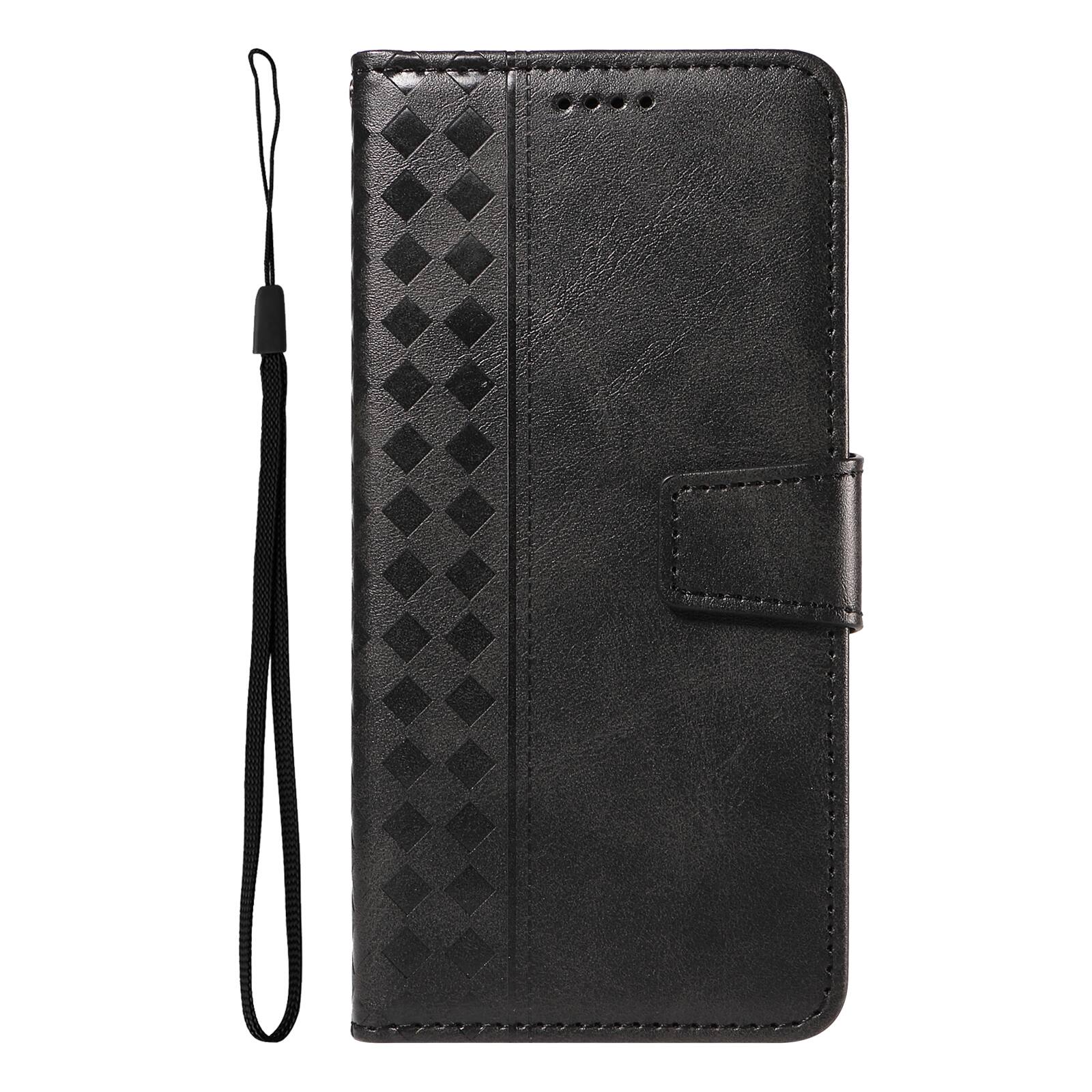 Alt View 2. Dteck - For Samsung Galaxy A17 5G Shockproof Leather Folio Kickstand Card Slots Wallet Case with Strap - Black.