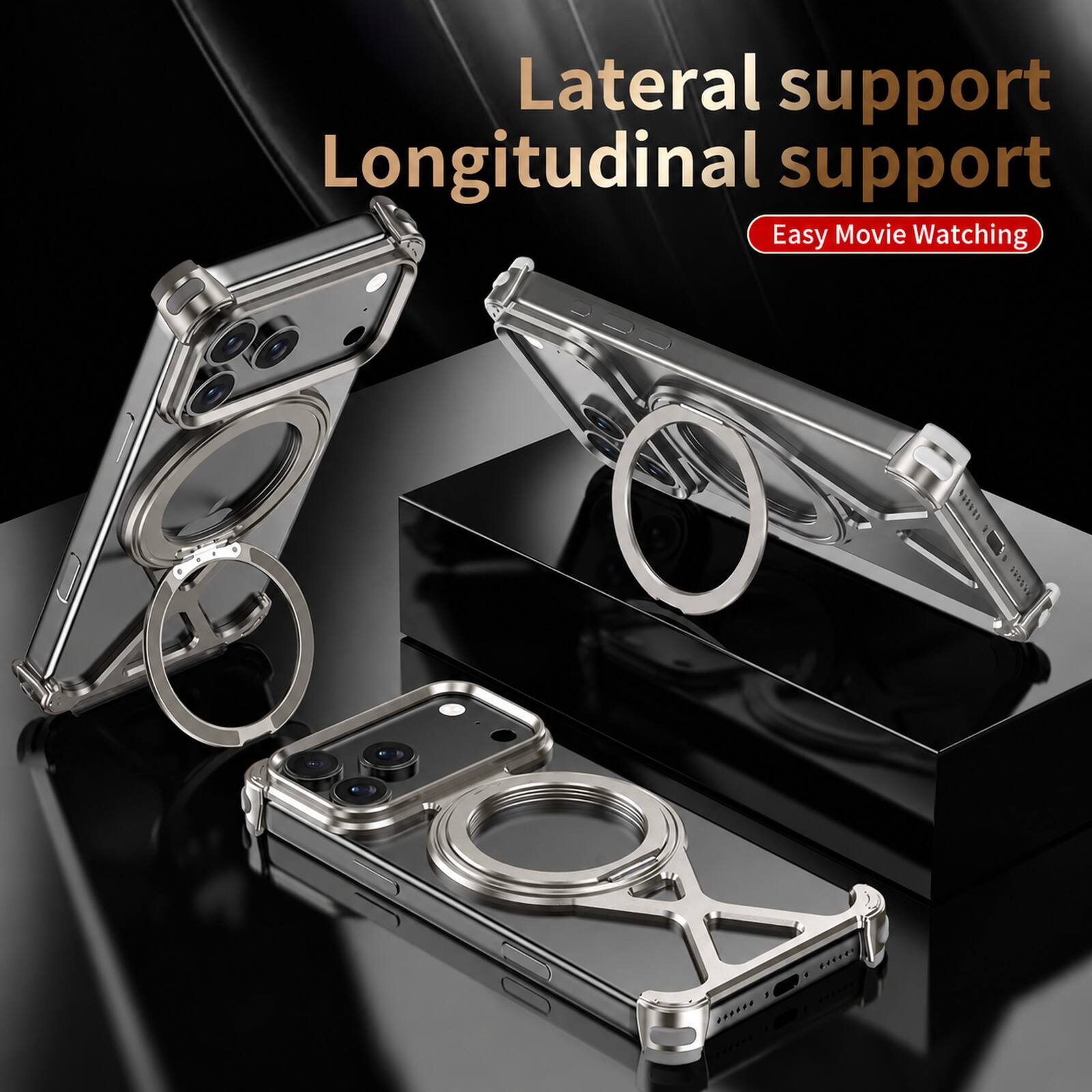 Lateral support  
Longitudinal support  
Easy Movie Watching