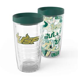 Tervis - South Florida Bulls 2-Pack 16oz. Competitor & Emblem Tumbler Set - Multicolor