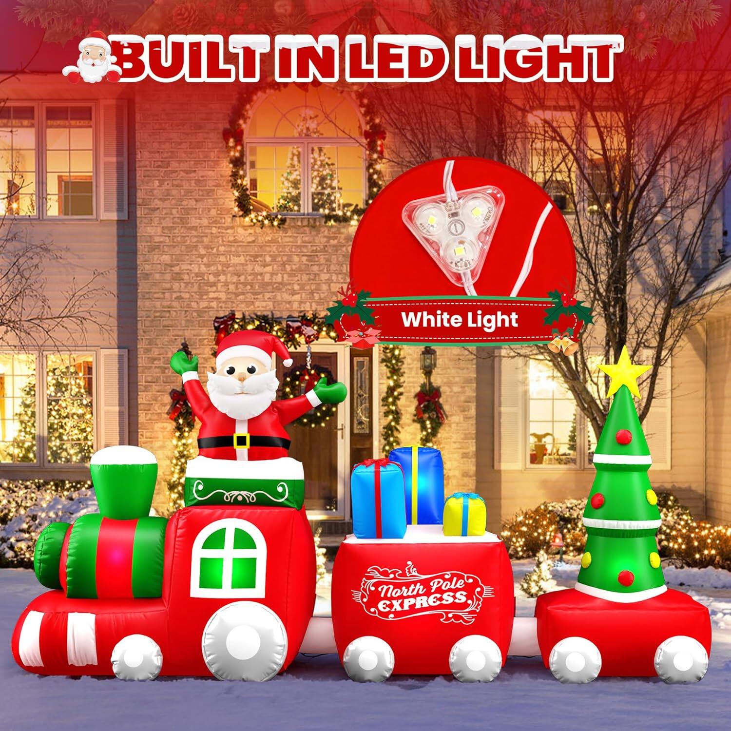 BUILT IN LED LIGHT  
White Light  
North Pole EXPRESS