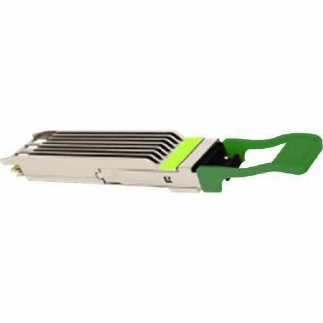 Front. NVIDIA - NVIDIA OSFP Module - For Data Networking, Optical Network - 2 x 400 Gigabit Ethernet Network - Optical Fiber - White.