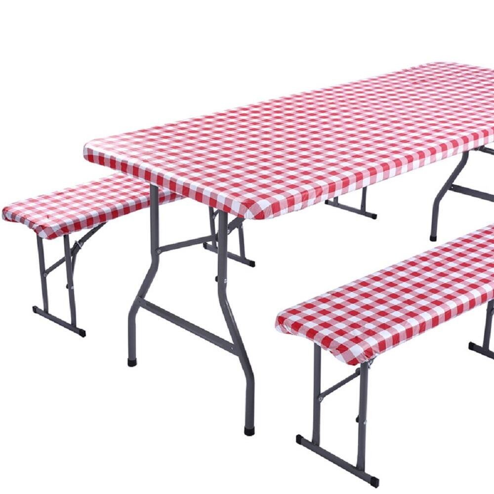 Angle. Wellco - Outdoor table cover three piece set, 30 * 72cm, multifunctional sunshade and rainproof tablecloth.