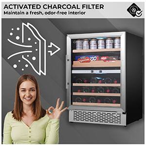 ACTIVATED CHARCOAL FILTER  
Maintain a fresh, odor-free interior  

Qonsies GC