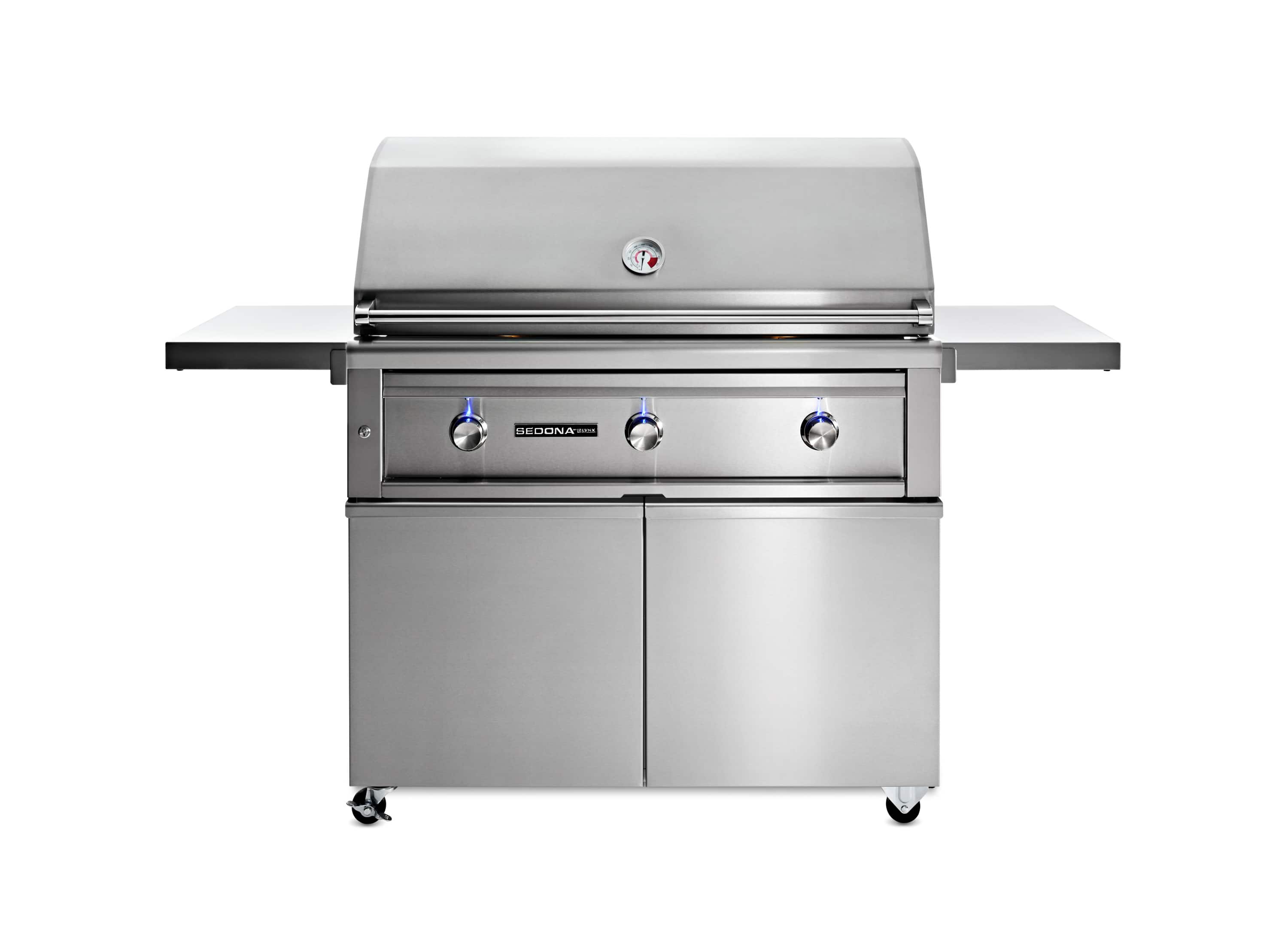 Sedona By Lynx - 42" Sedona Free Standing Gas Grill - Stainless Steel - Front_Zoom