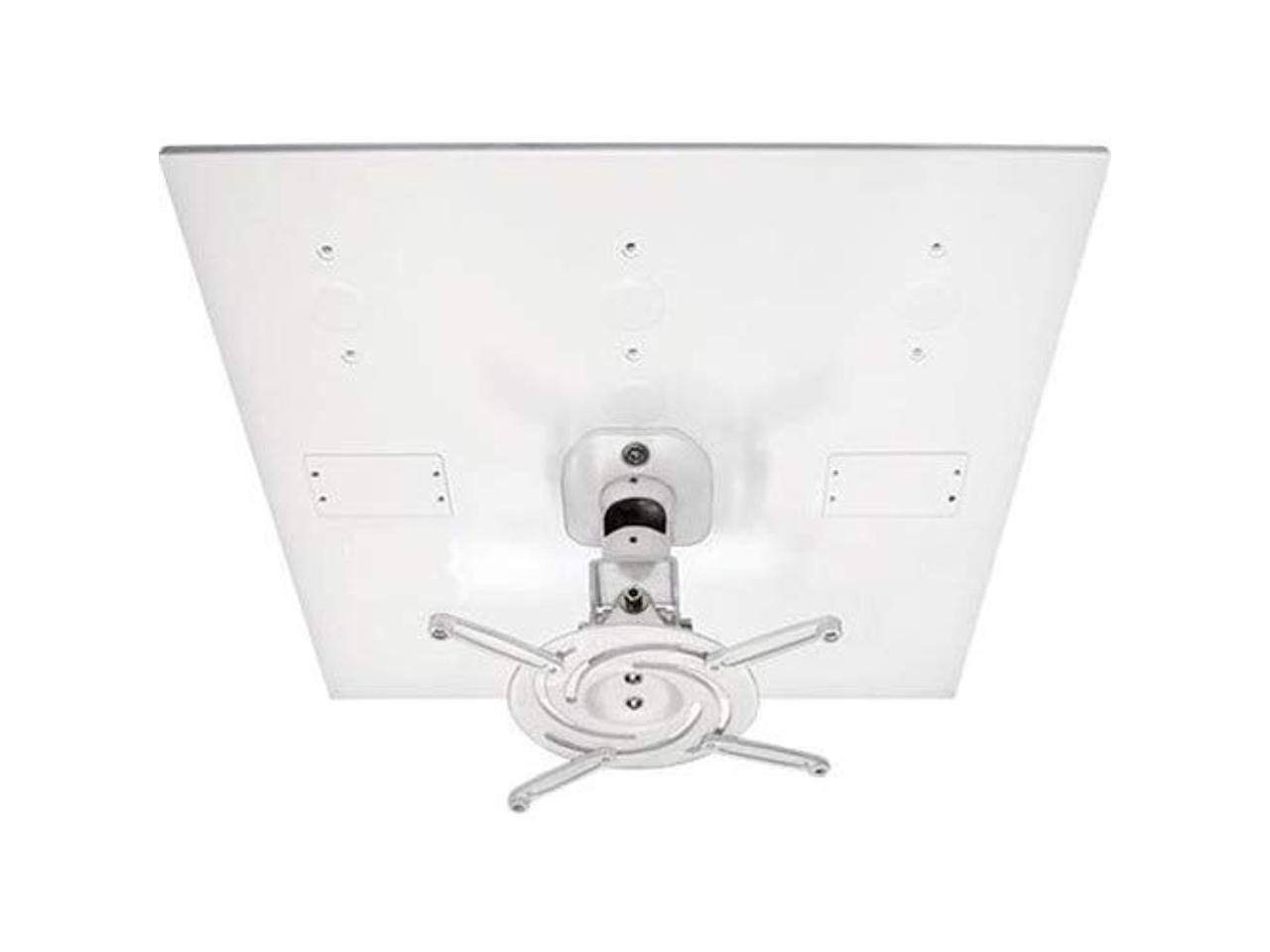 Alt View 5. Amer Networks - Amer Mounts AMRDCP100KIT - 30lb Ceiling Projector Mount, 360° Rotation, 180° Tilt - Black.