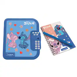 Lexibook - Stitch & Angel, secret safe electronic diary with 4 digit password voice recorder voice changer photo frame refill