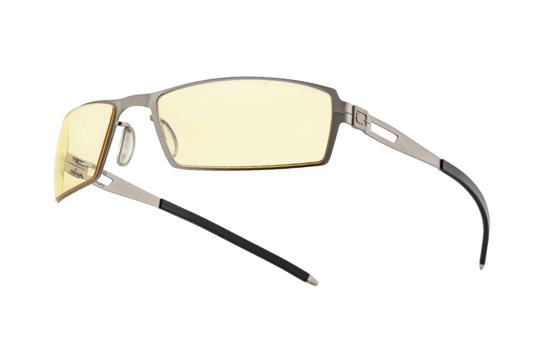 GUNNAR - Computer Glasses - SheaDog, Amber Lens - Blue Light Blocking, Relieve Dry Eye, Anti Glare - Mercury