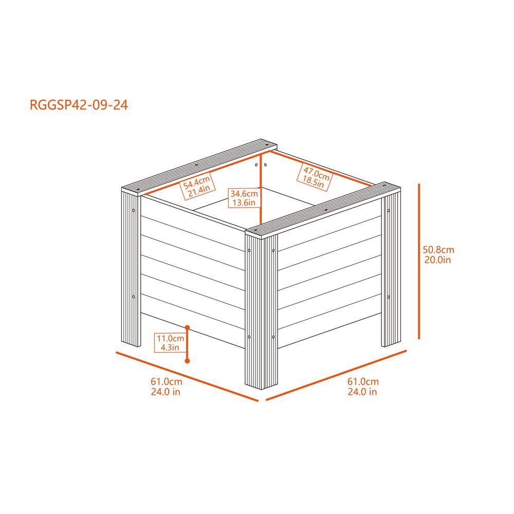 RGGSP42-09-24  
54.4cm (21.4in)  
34.6cm (13.6in)  
47.0cm (18.5in)  
50.8cm (20.0in)  
11.0cm (4.3in)  
61.0cm (24.0in)