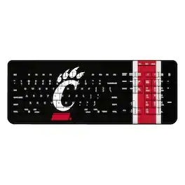 Keyscaper - Cincinnati Bearcats Wireless USB Keyboard - Multicolor