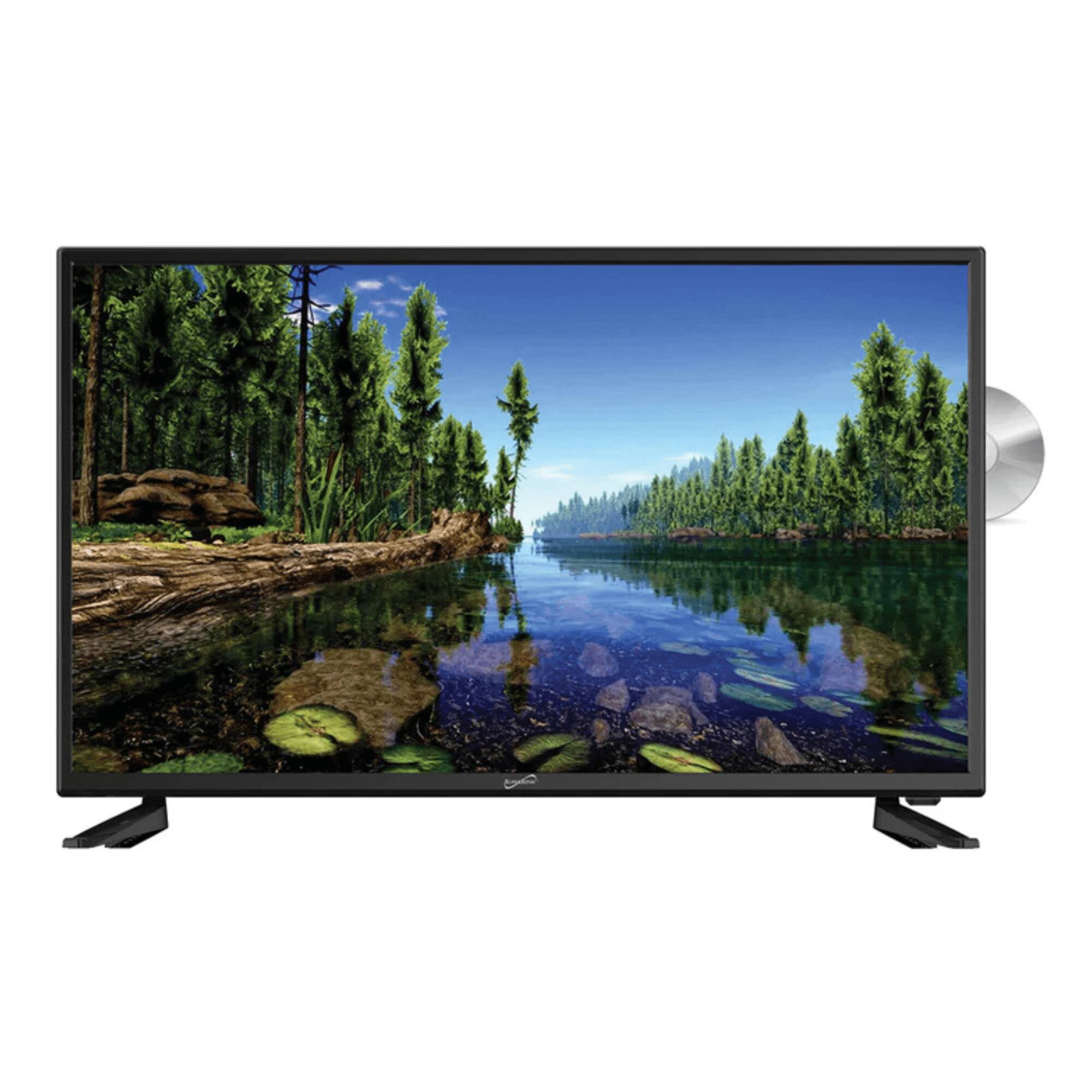 Alt View 4. Supersonic - 32" Widescreen LED HDTV with DVD Player with HDMI Input.