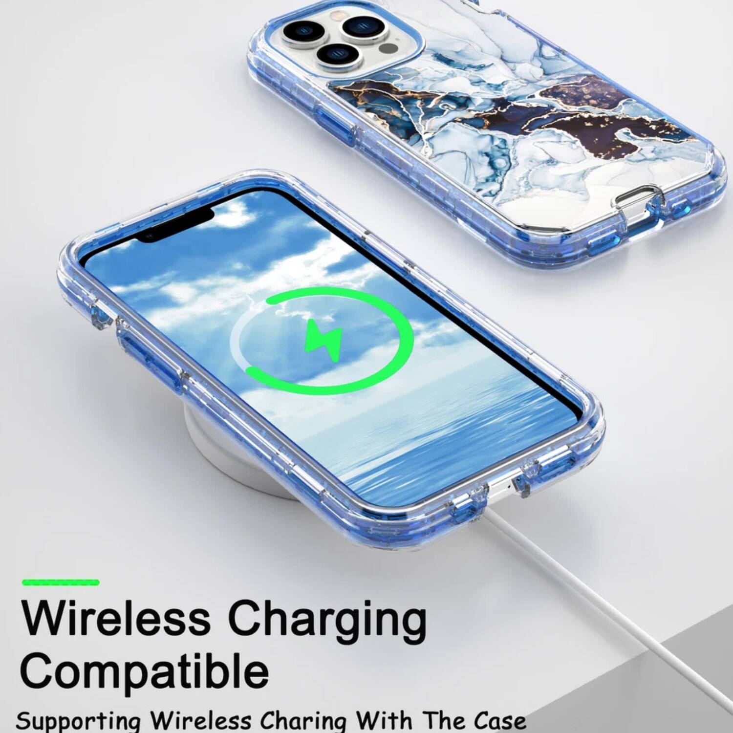 Wireless Charging Compatible  
Supporting Wireless Charging With The Case
