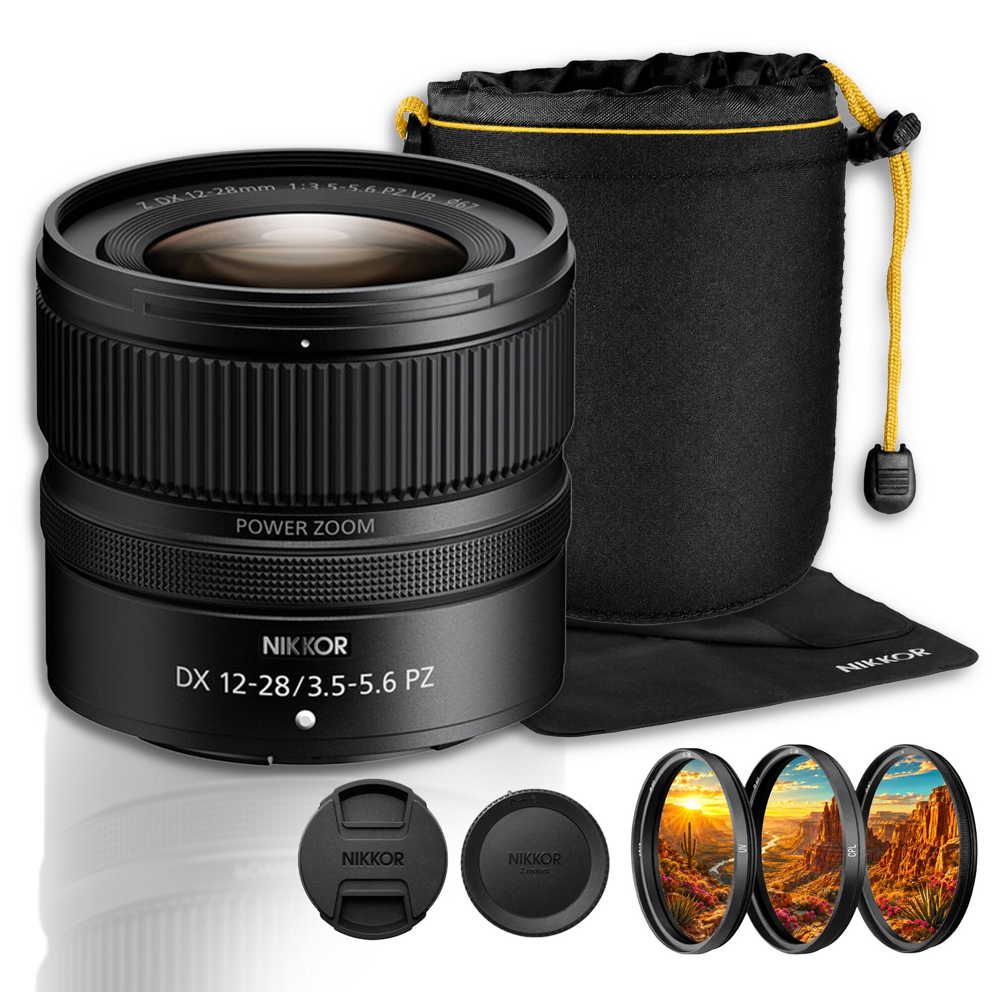 1:3.5-5.6 PZ VR  
67  
POWER ZOOM  
NIKKOR DX 12-28/3.5-5.6 PZ  
NIKKOR  
NIKKOR  
NIKKOR 2 mount  
UV  
CPL