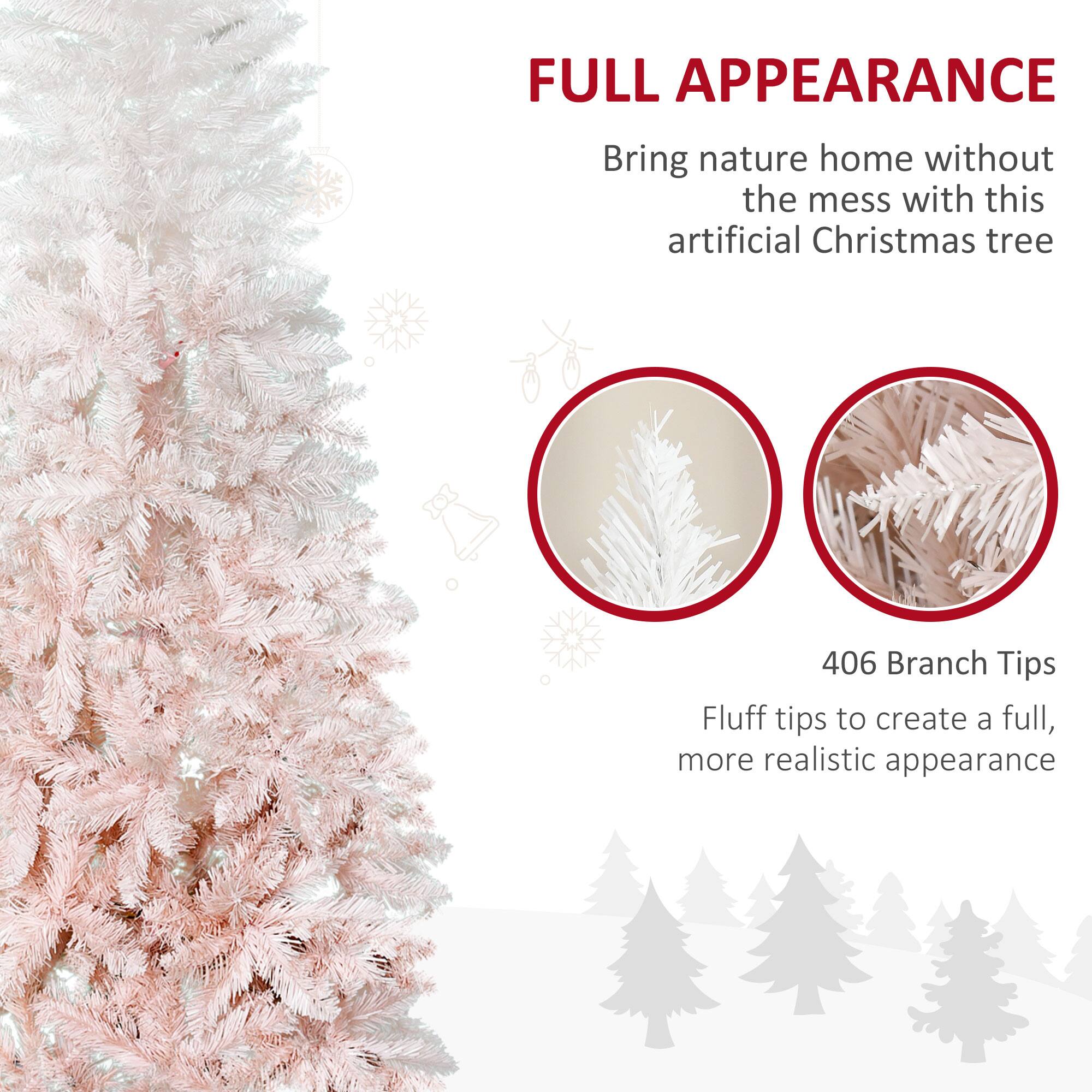 FULL APPEARANCE

Bring nature home without the mess with this artificial Christmas tree.

406 Branch Tips

Fluff tips to create a full, more realistic appearance.