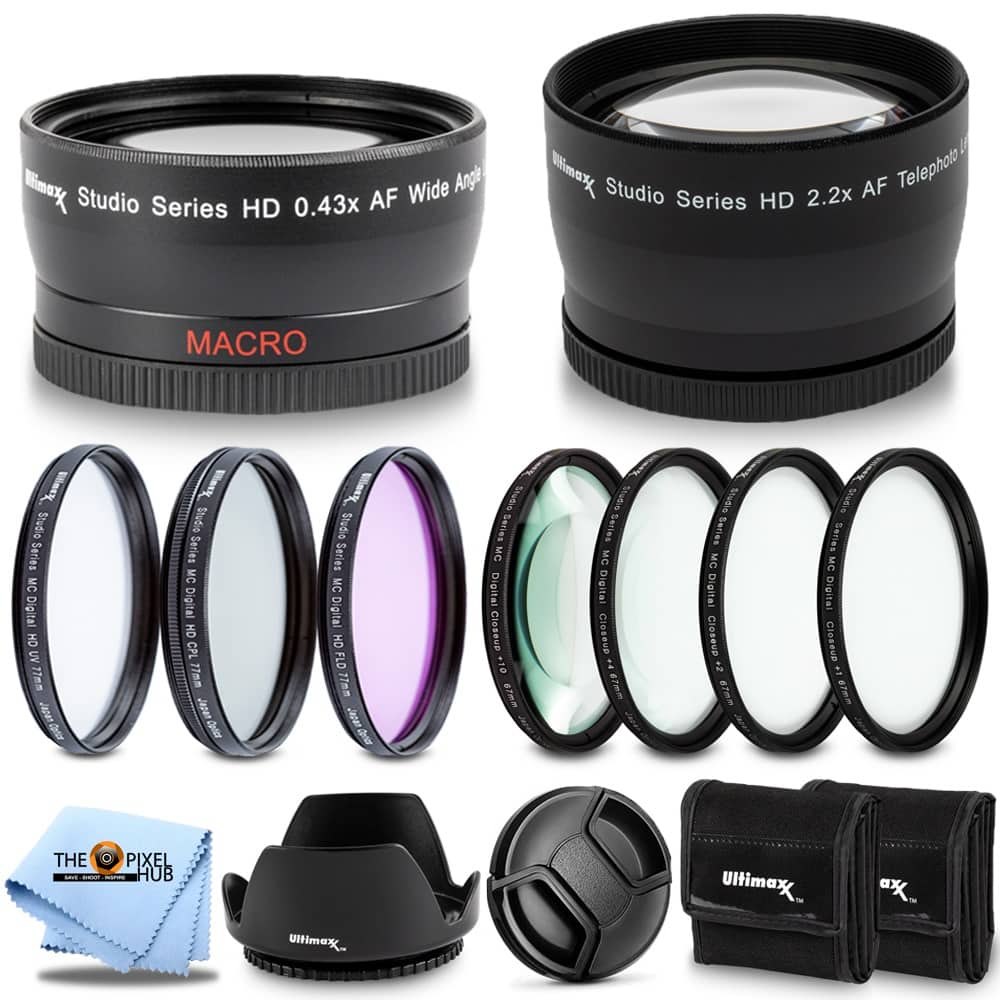 58MM Camera Filter Lens Accessory Bundle for Canon Nikon Sony Panasonic Sigma