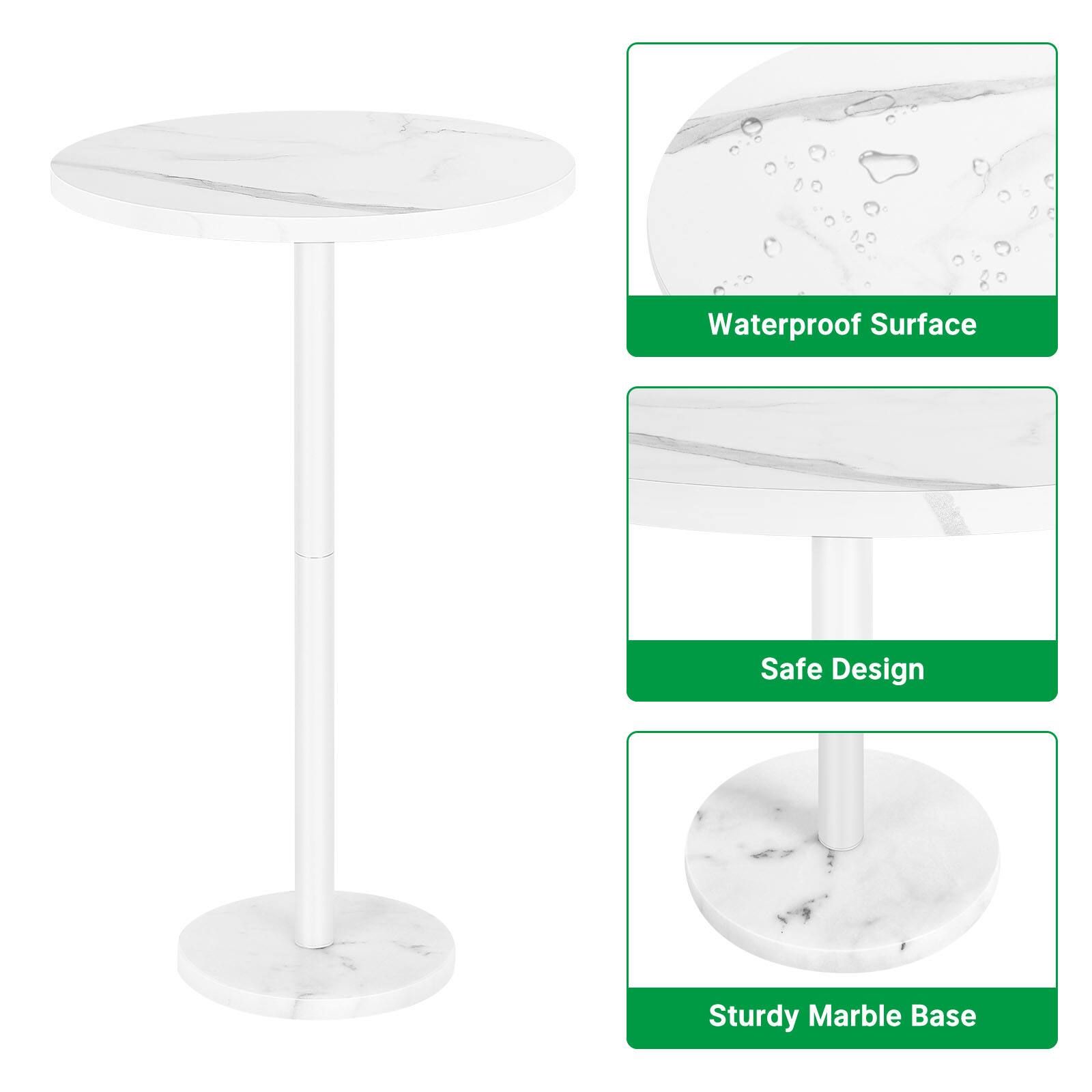 Waterproof Surface  
Safe Design  
Sturdy Marble Base