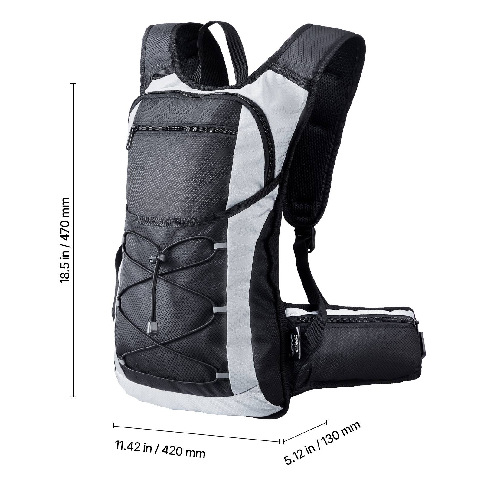 - Height: 18.5 in / 470 mm
- Width: 11.42 in / 420 mm
- Depth: 5.12 in / 130 mm