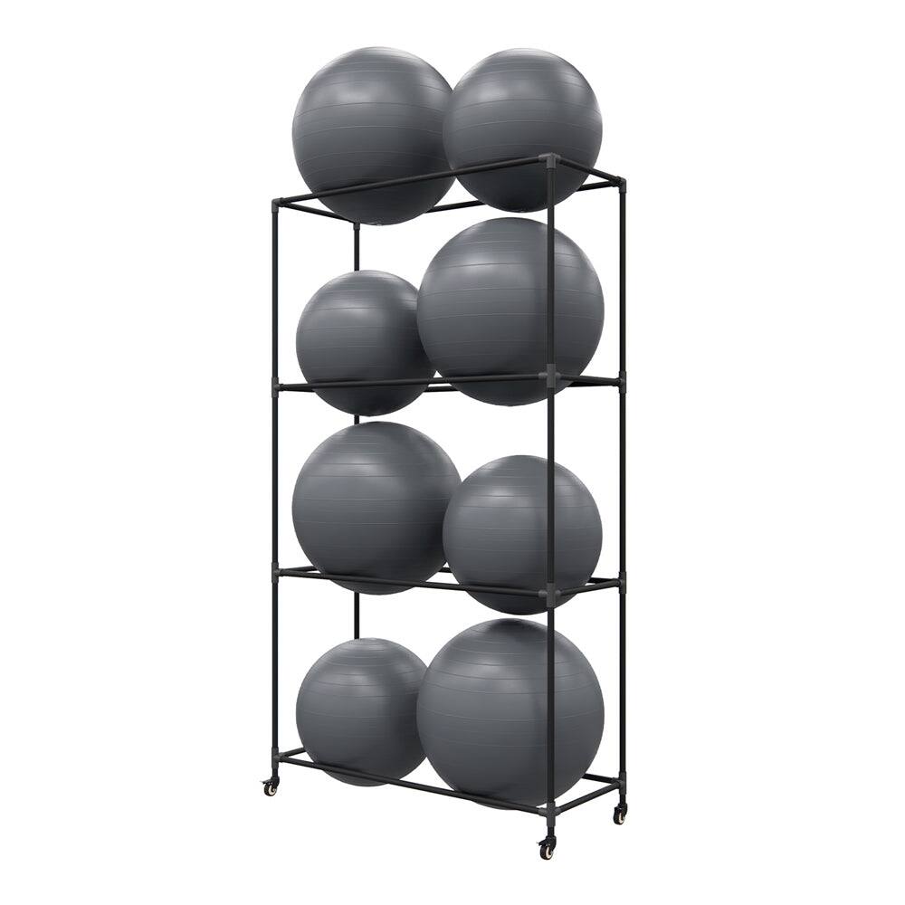 Alt View 2. Power Systems - Versa Ball Pro – 55cm Stability Ball for Exercise, Balance & Core Training - Black.