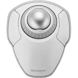 Kensington - Orbit Wireless Trackball with Scroll Ring - Optical - Wireless - Bluetooth/Radio Frequency - 2.40 GHz - Wireless - White