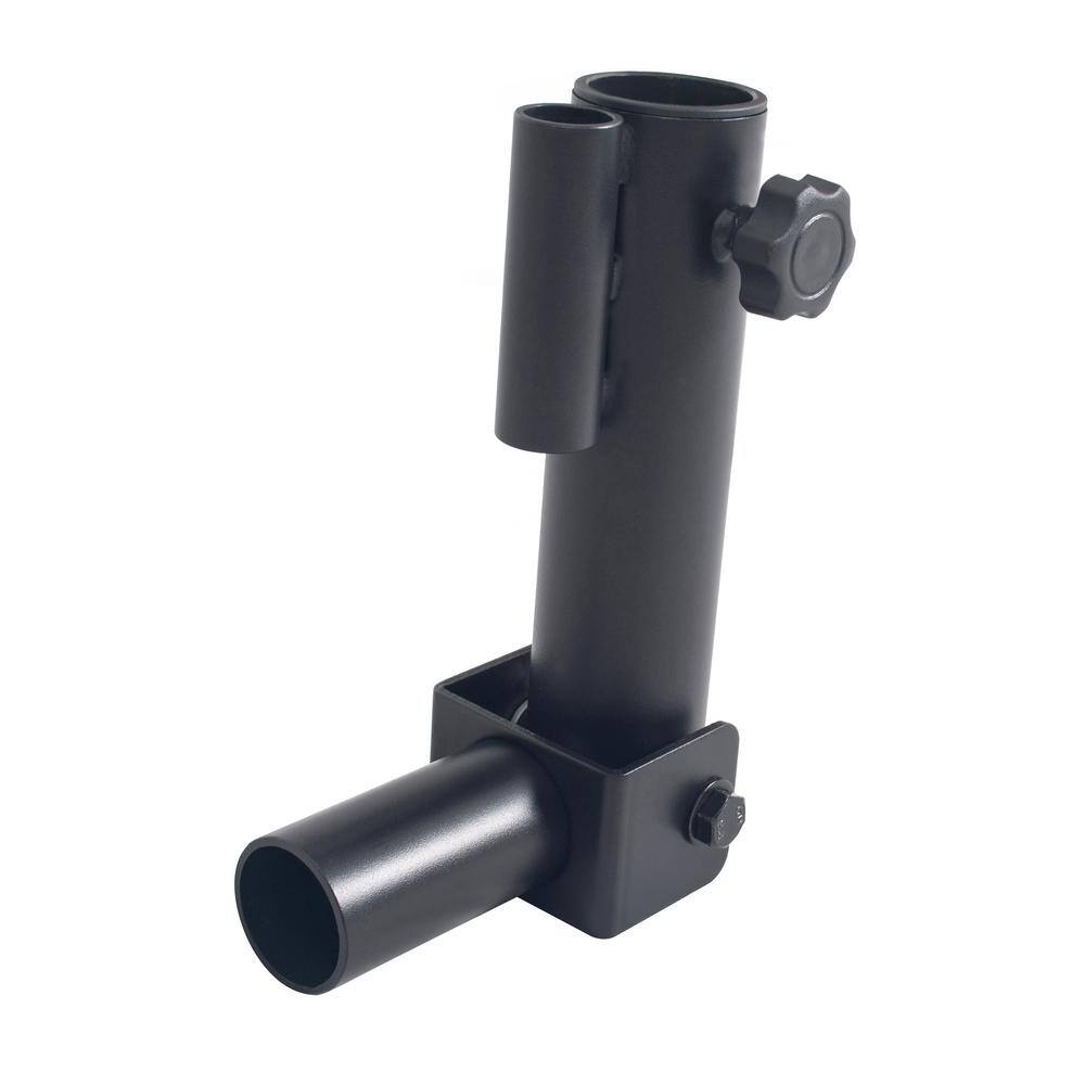 Front. Sunny Health & Fitness - Landmine Attachment for Power Racks and Cages - Not Applicable.
