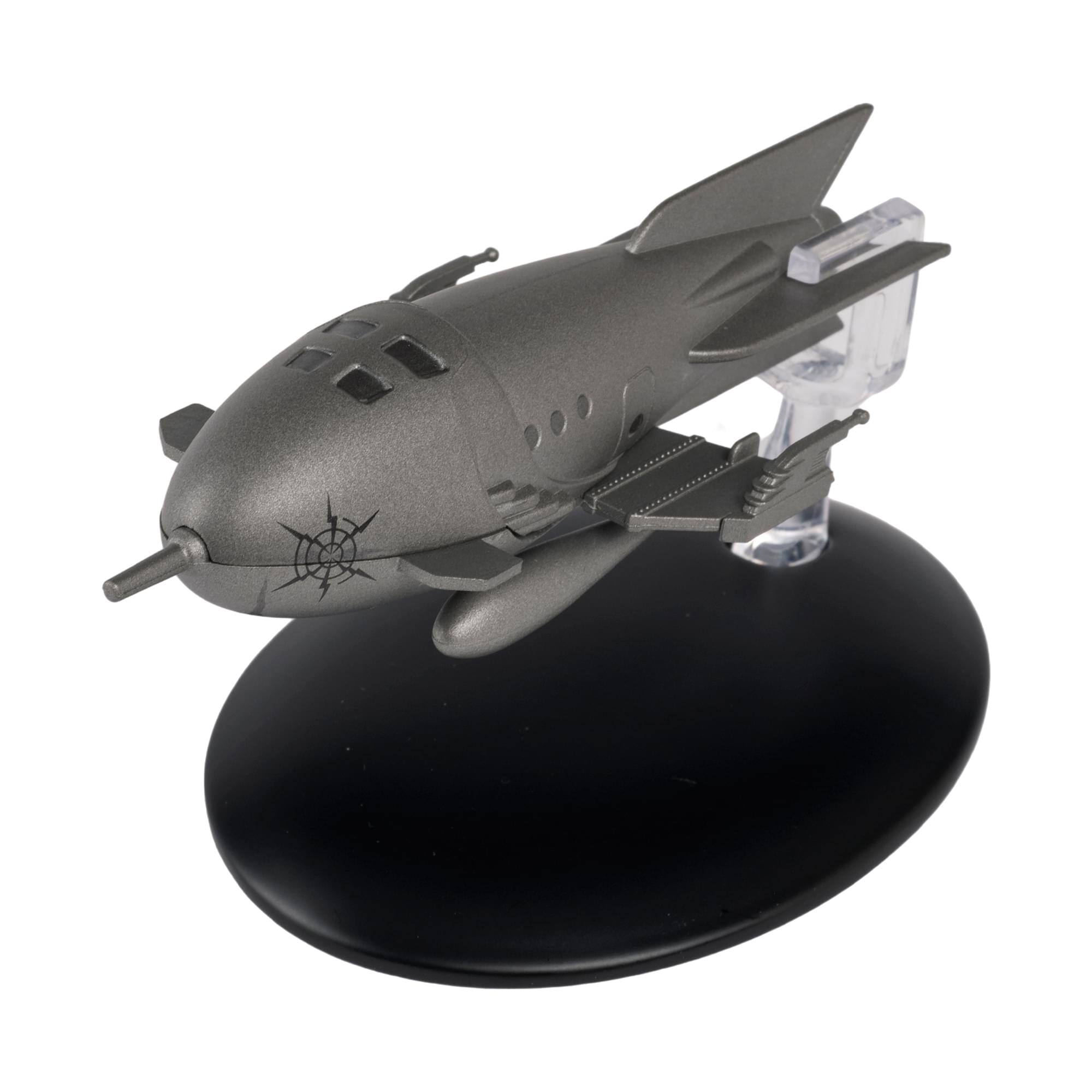 Alt View 1. Eaglemoss - Eaglemoss Star Trek Starship Replica | Captain Protons Rocket Ship - Grey.