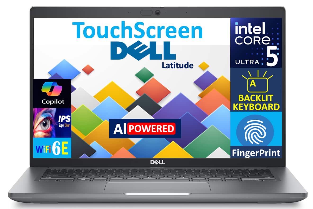 Dell - Latitude 5450 Laptop 14.0 FHD (Intel Ultra 5-135U, 64GB DDR5, 2TB SSD, Win 11 Pro) w/USB Hub - Silver