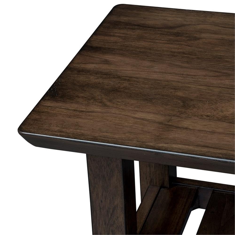 Back. Liberty Furniture Industries - Ventura Blvd Sofa Table in Bronze Spice - Brown.