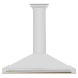 ZLINE Autograph Edition - 48 inches - Externally Vented - Wall Range Hood - Stainless Steel