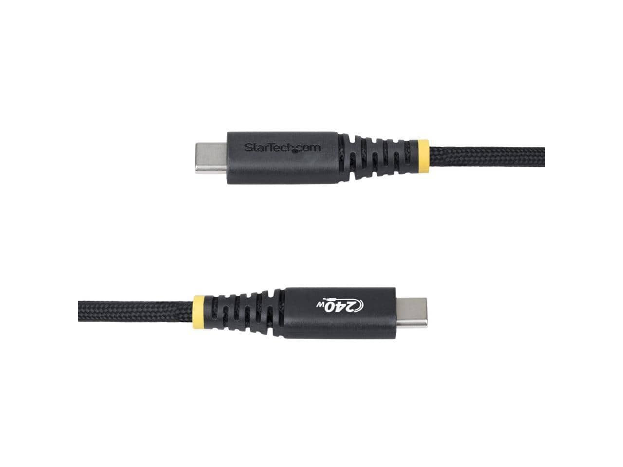 StarTech.com - StarTech 10ft USB-C Cable, 240W PD EPR, Braided, USB 2.0, USB-IF Certified