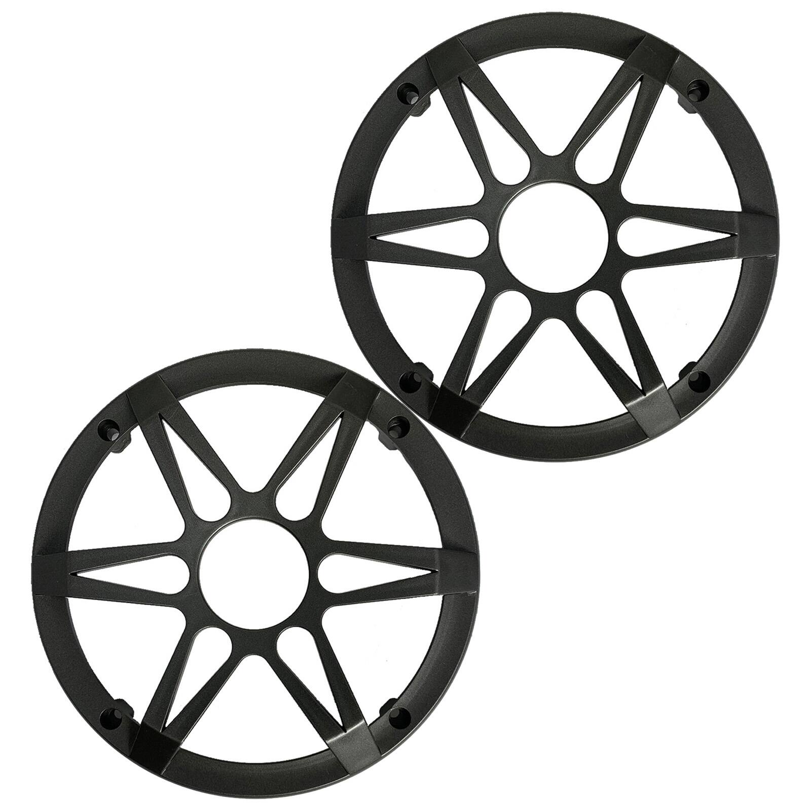 Front. Enrock Marine - Enrock 6.5" Grilles for EM265RGB Marine Speaker (Charcoal, Pair).