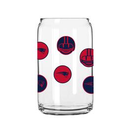 Logo Brands - 16oz. Smiley Can Glass - Multicolor