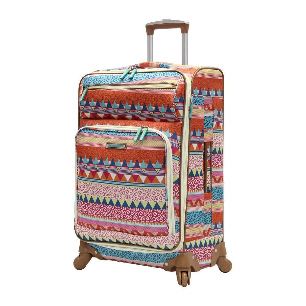 Alt View 1. Circus Cirle - Circus Cirle 3-Piece Softside Spinner Luggage Set On The Prowl - Multi.