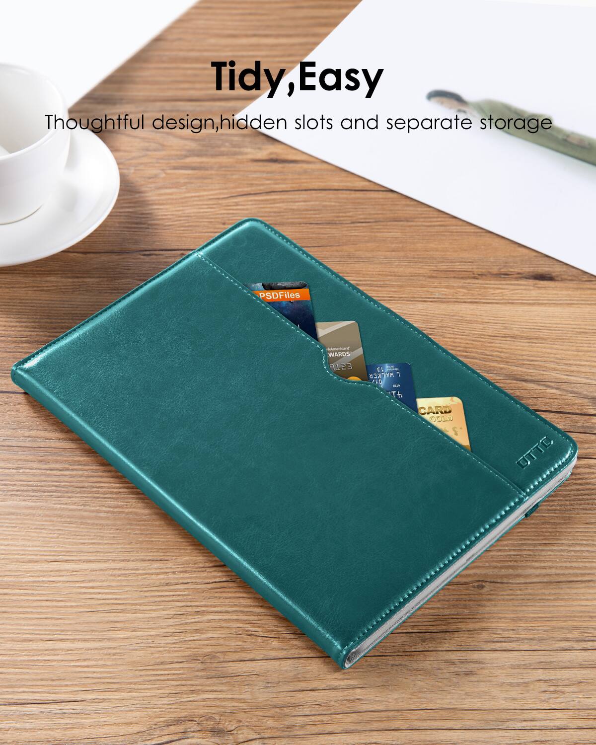 Tidy, Easy  
Thoughtful design, hidden slots and separate storage  

PSDFiles  
WARDS  
C WALKER  
FLO  
Th  
CARD  
GOLD  
UTTC