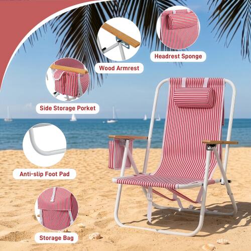Headrest Sponge  
Wood Armrest  
Side Storage Pocket  
Anti-slip Foot Pad  
Storage Bag