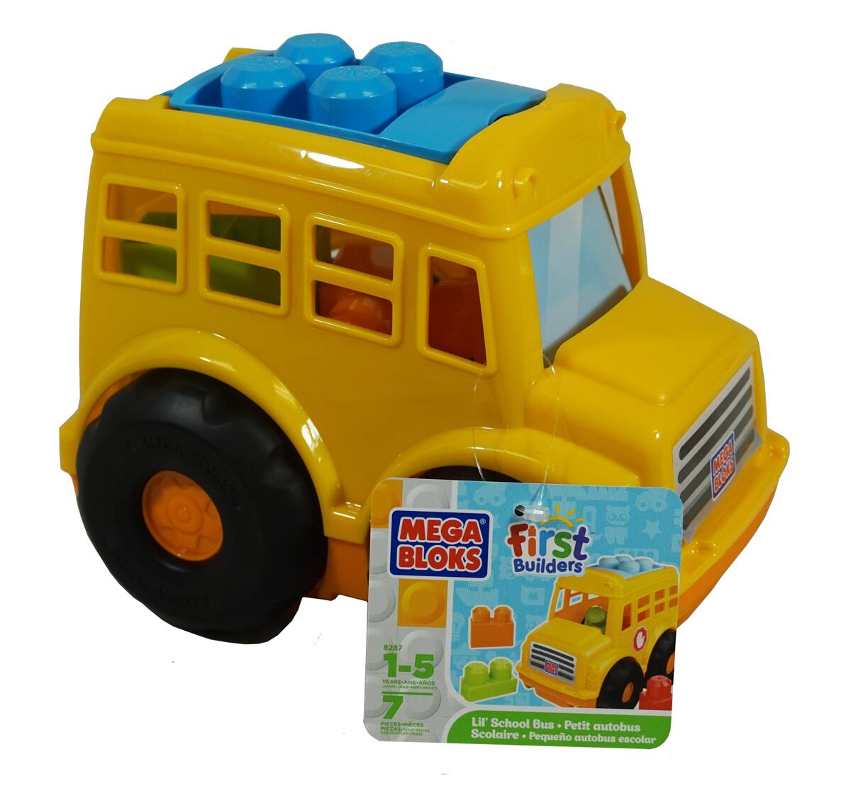 RESA SAsonn BA - D.C MEGA first BLOKS Builders MEGA BOS 9287 1-5 TEARSANS:ACo - 7 MELES ECES-mECeS HJAER - Lil School Bus Petit autobus Scolaire Pequeño autobús escolar

Mega Bloks
First Builders
Lil' School Bus - Petit autobus scolaire - Pequeño autobús escolar
1-5 years
7 pieces