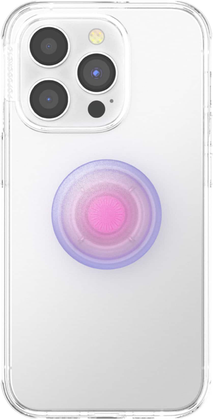 Back. PopSockets - Adhesive Plant-Based PopGrip Universal Grip & Stand for Cell Phones - Aura.