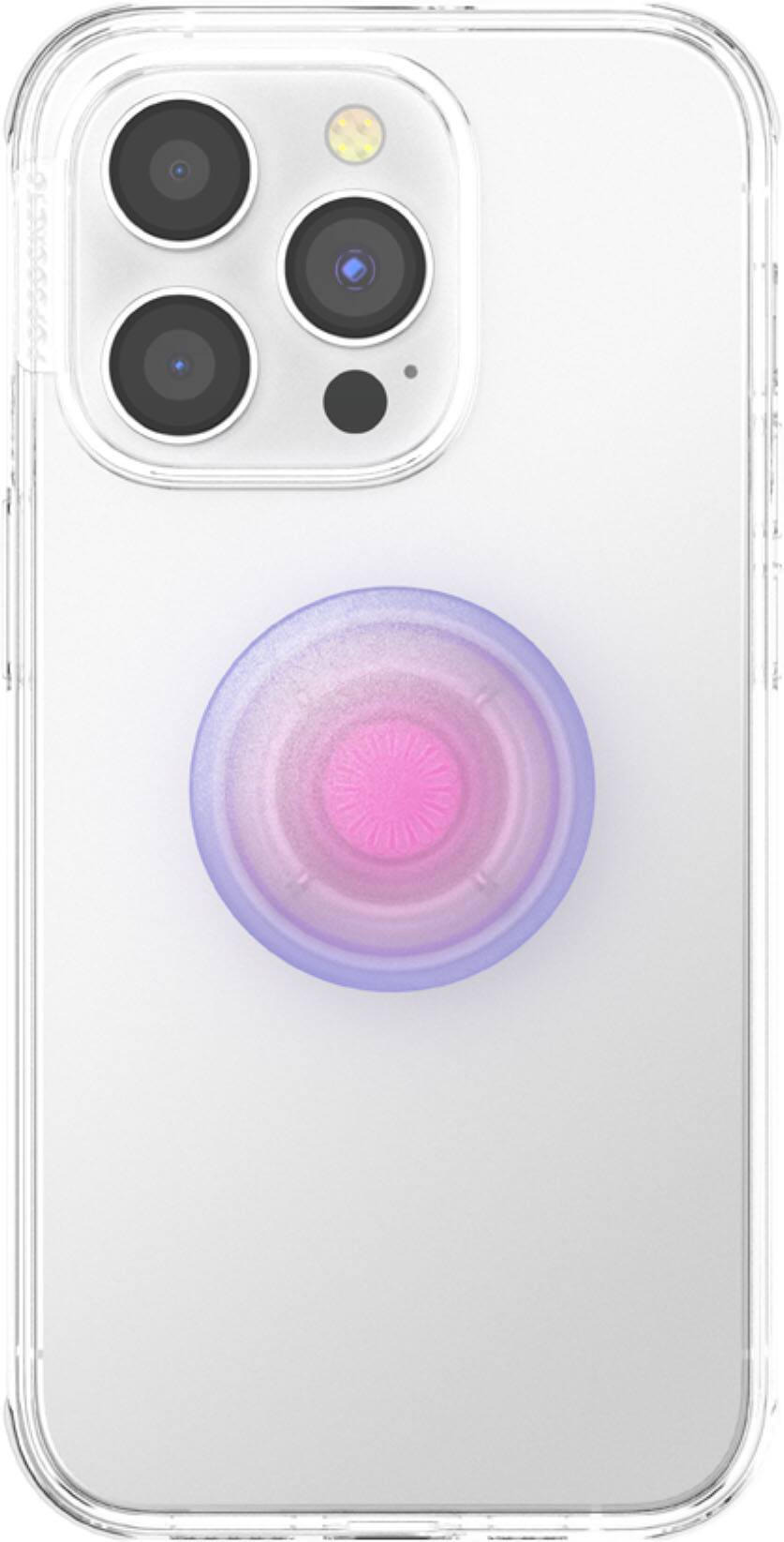 Back. PopSockets - Adhesive Plant-Based PopGrip Universal Grip & Stand for Cell Phones - Aura.