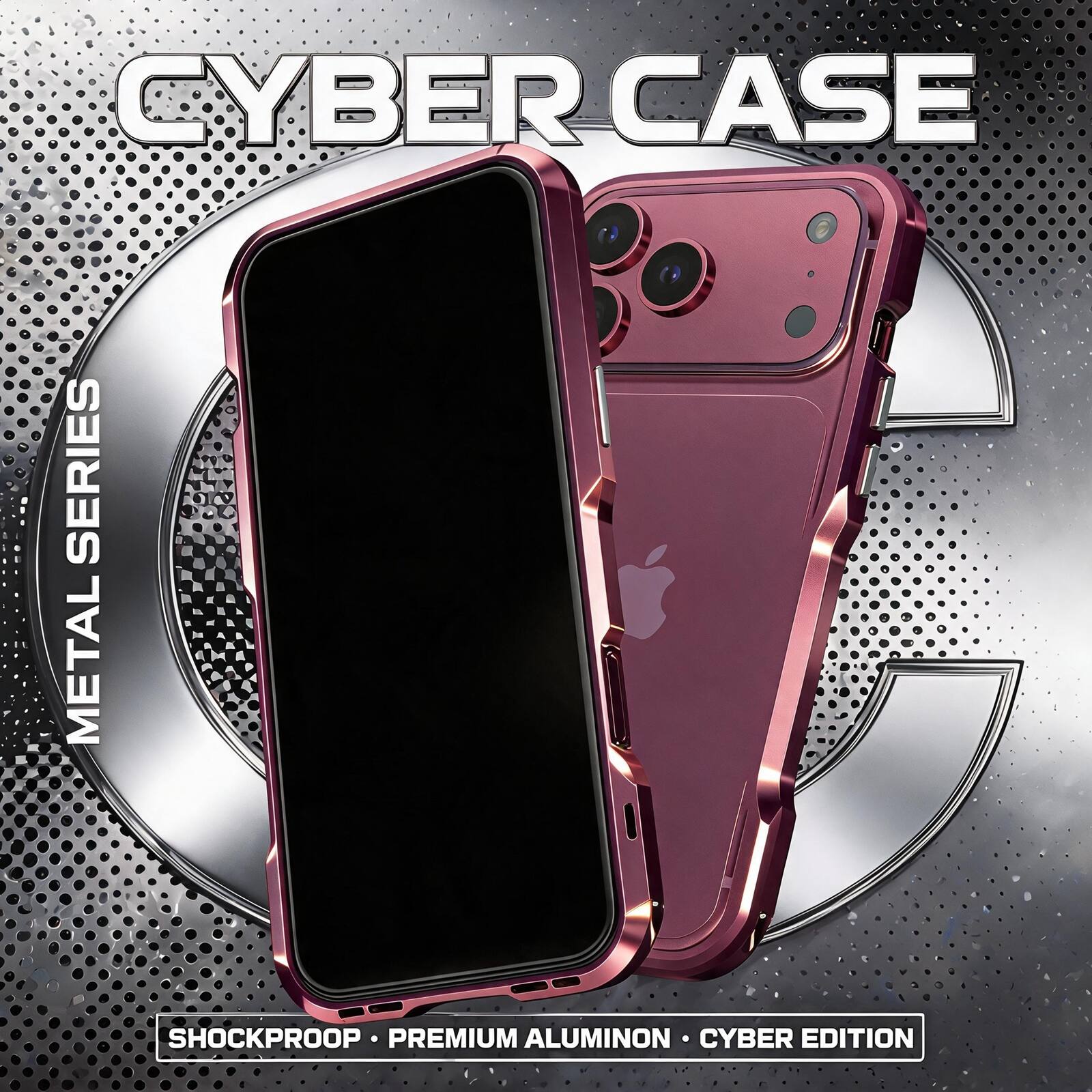CYBER CASE SERIES METAL  
SHOCKPROOF PREMIUM ALUMINUM CYBER EDITION
